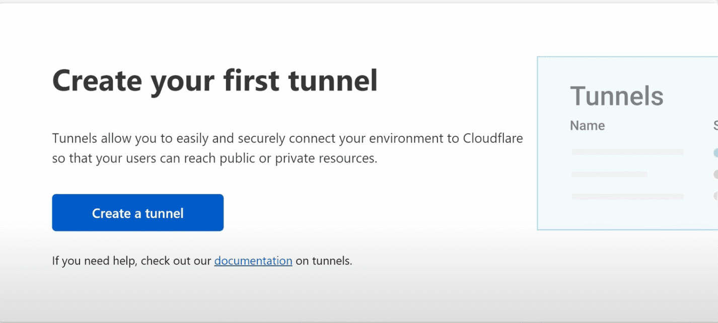 createtunnel